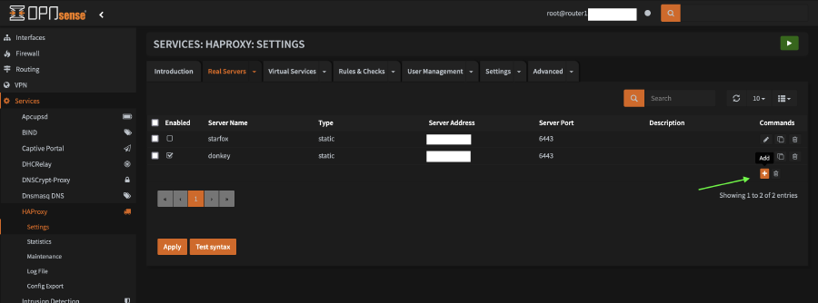 OPNsense sreenshot 2